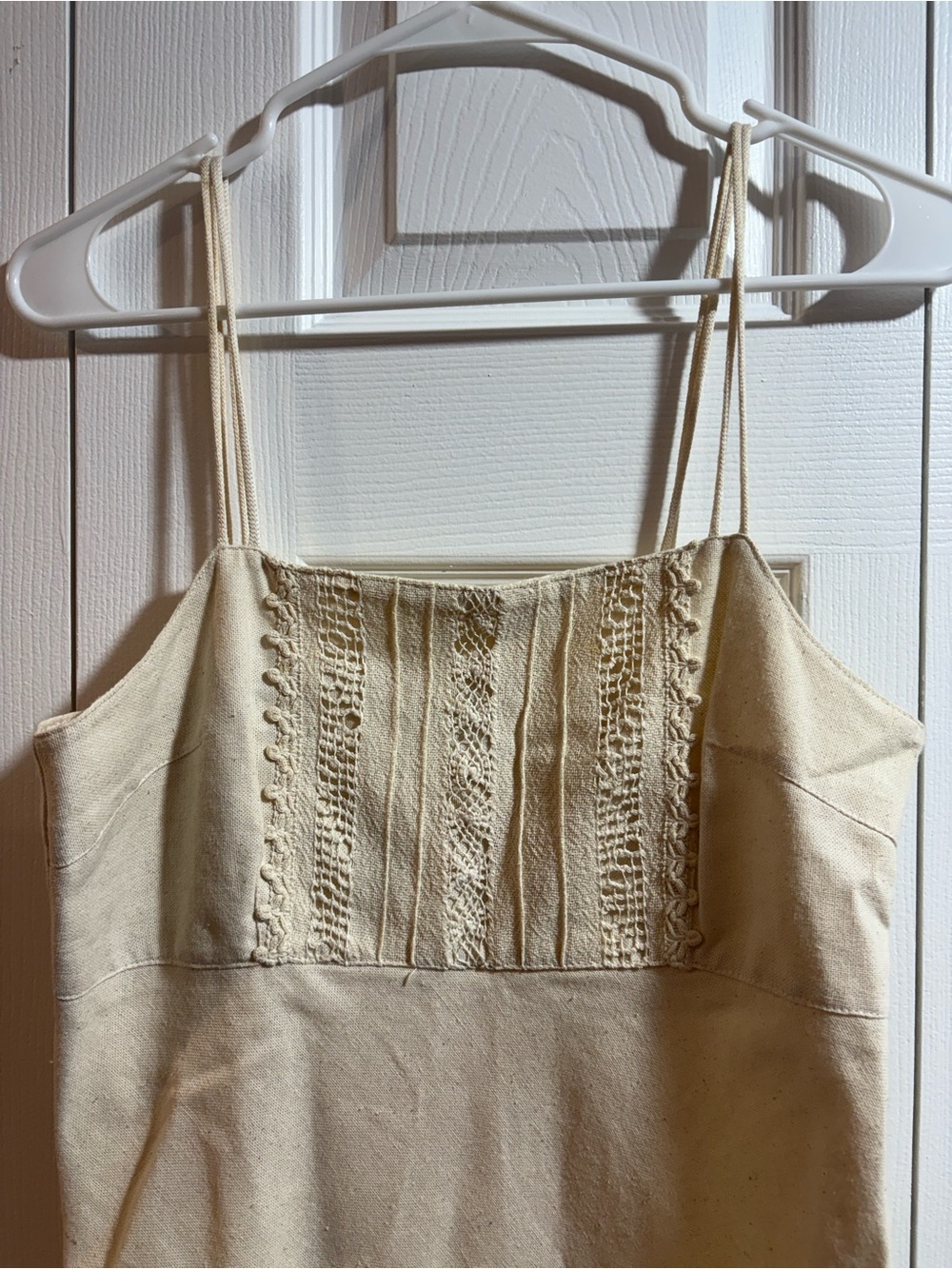 Tejido Rustico Handmade Embroidered Cotton Asymmetrical Fringe Dress Size M Boho - Picture 4 of 6